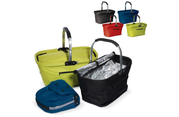 Foldable picnic basket 2-in-1 cooling bag